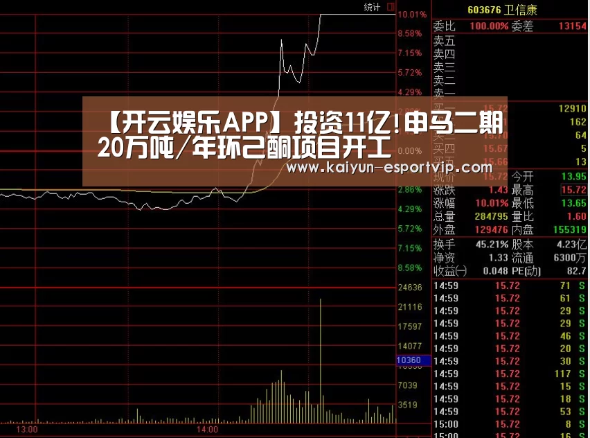 【开云娱乐APP】投资11亿!申马二期20万吨/年环己酮项目开工(图1) Kaiyun Sports 官网